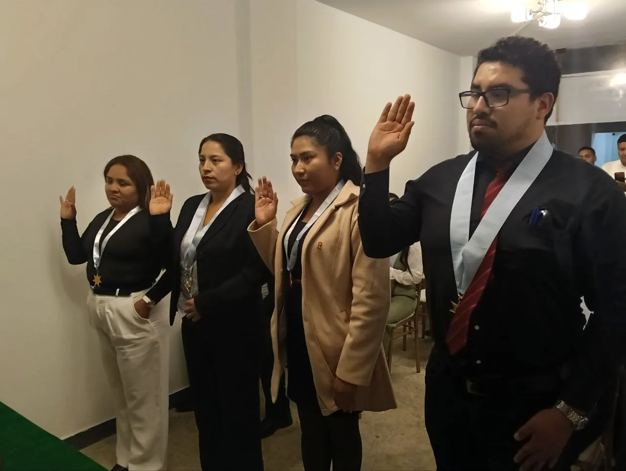 Juramentación de nuevos miembros de la Asociación de Abogados de Pisco
